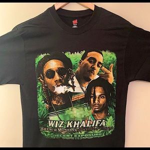 Wiz Khalifa French Montana Playboi Carti. T-shirt